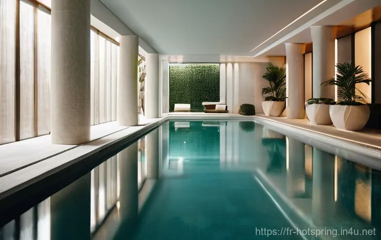 온천과 부부 여행 - **Prompt 1: Romantic Thermal Bath Relaxation**
"A serene and intimate moment for a couple in the...